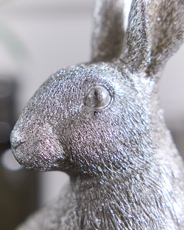 Small Silver Hare Ornament - Image 3