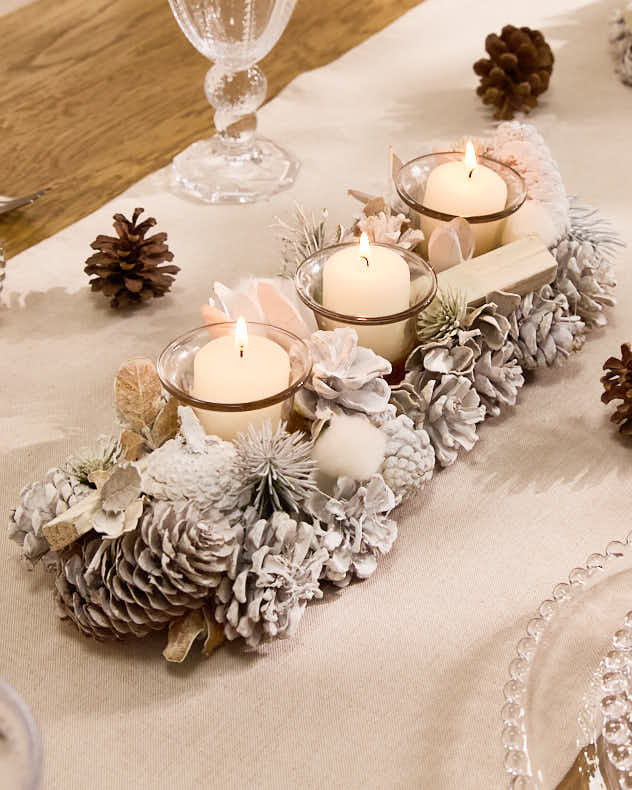 Snow Dusted Woodland Tealight Holders - Image 4