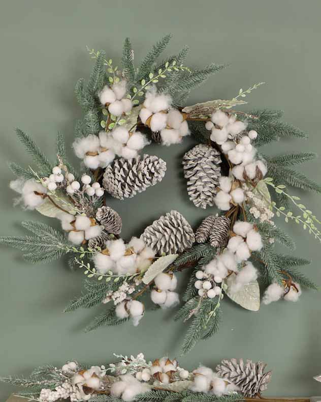 Snowy Winter Wonderland Wreath