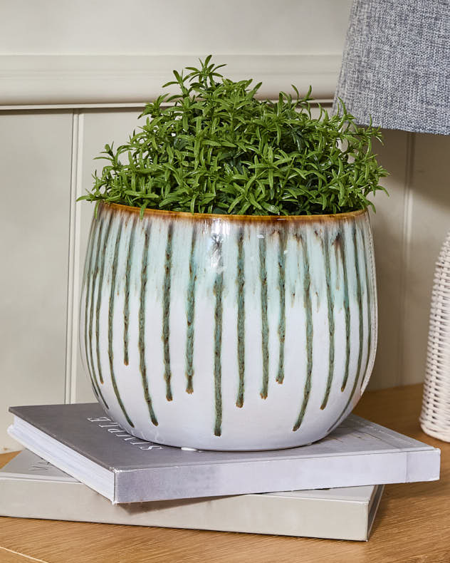 Socco Green Drip Effect Planters - Image 3