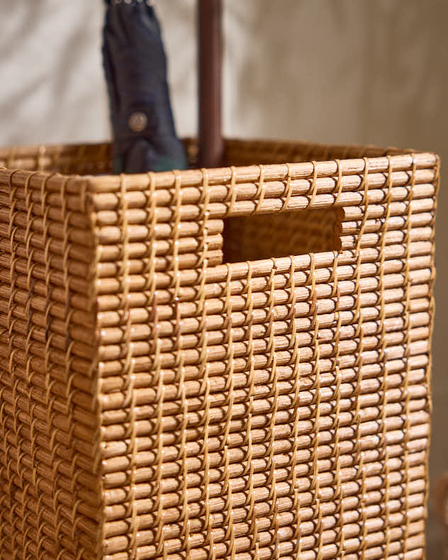 Square Rattan Umbrella Basket - Image 3