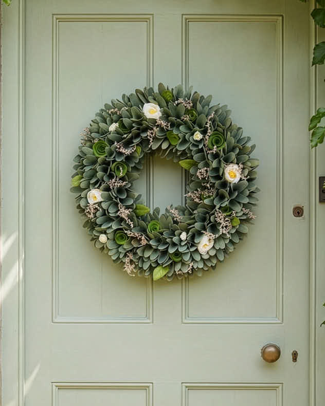 Stockbridge Floral Wreath 42cm - Image 5