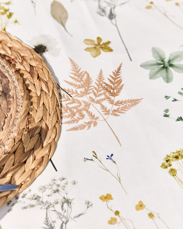 Summer Wildflowers Cotton Tablecloth - Image 2