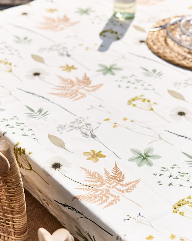 Summer Wildflowers Cotton Tablecloth - Image 4