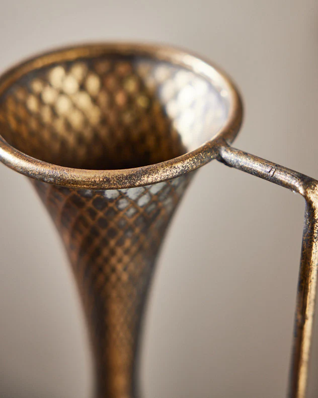 Tall Neck Textured Jug Vase - Image 2