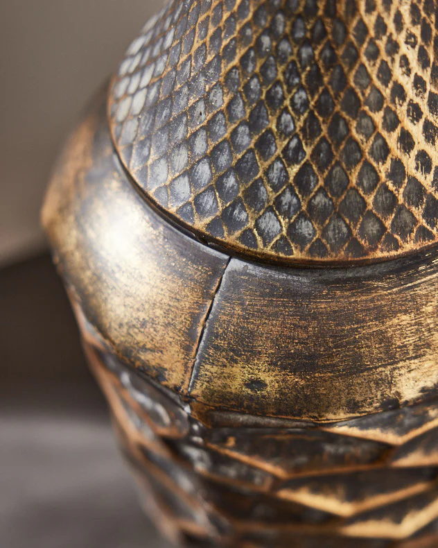 Tall Neck Textured Jug Vase - Image 3