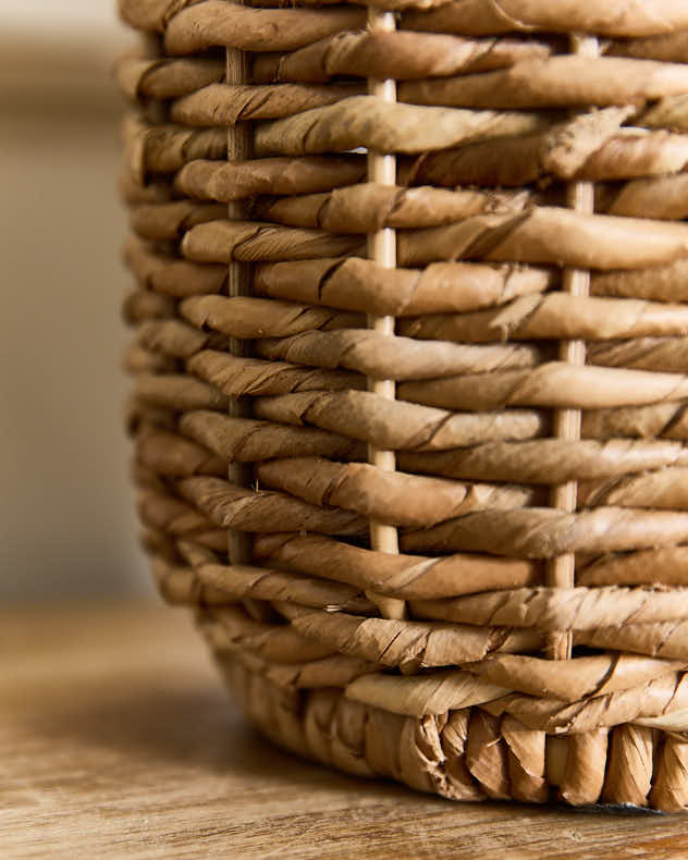 Tall Woven Jute Table Lamp - Image 2