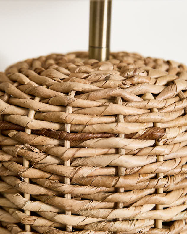 Tall Woven Jute Table Lamp - Image 4