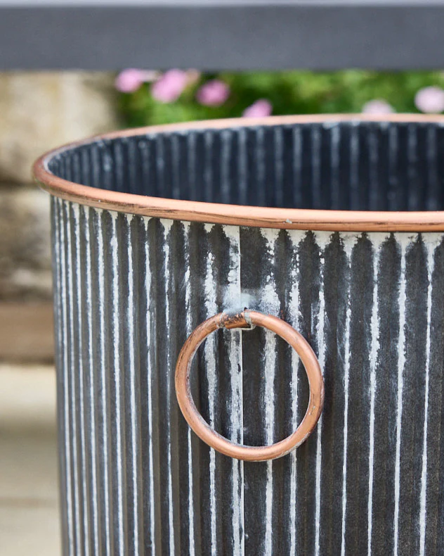 Tambara Set of 3 Ribbed Planters - Image 3