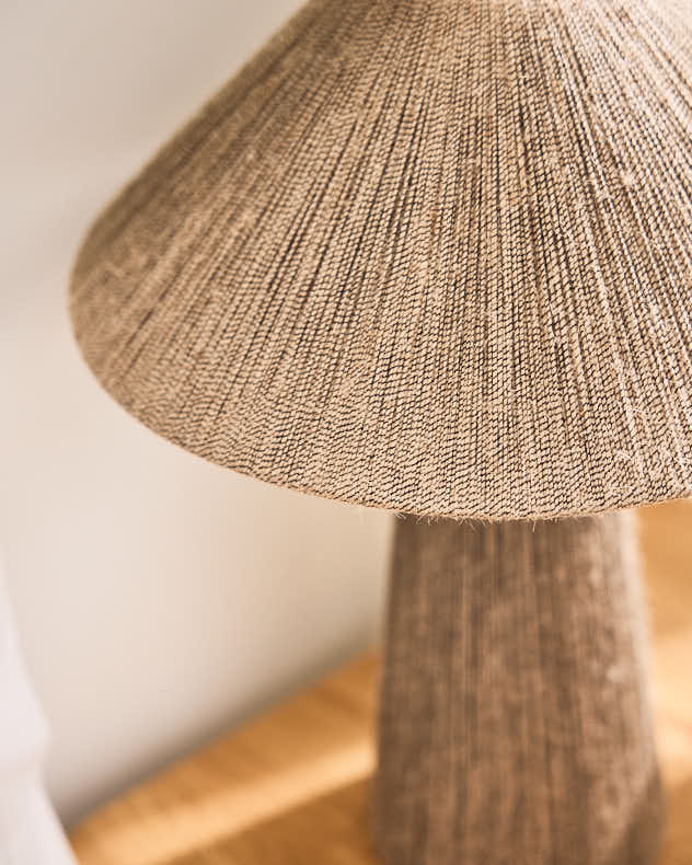 Tapered Jute Rope Lamp - Image 2