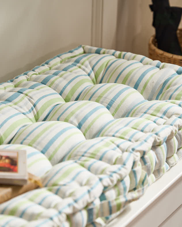 Tenby Stripe Indoor Bench Cushion - Image 3