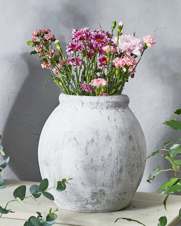 Textured Antique Style Vase Collection - Image 2