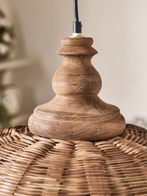 Tiaret Rattan Basket Light Shade - Image 3