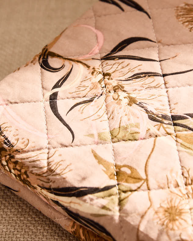 Tourmant Floral Quilted Throw - Image 2