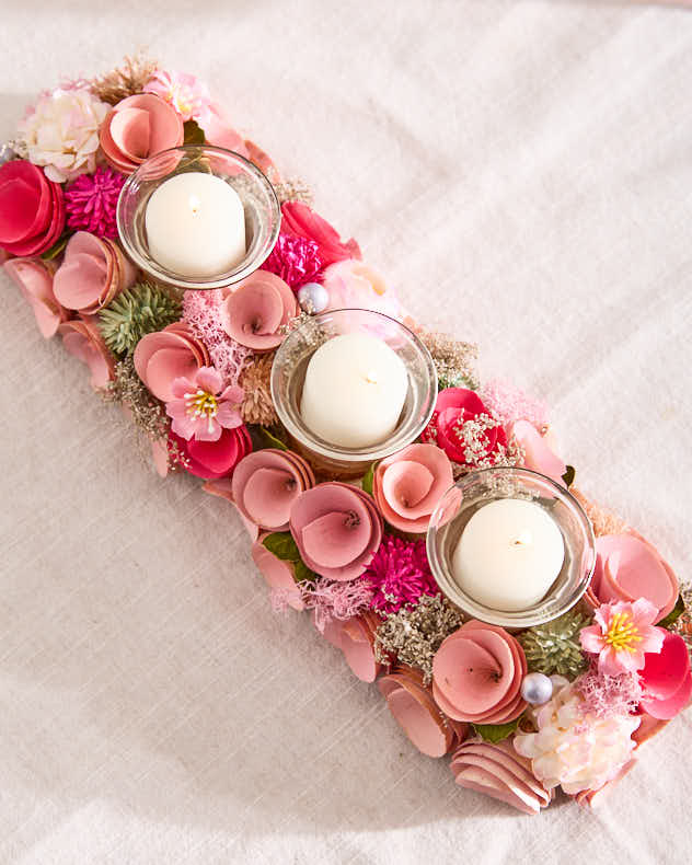 Triple Belford Floral Candle Holder - Image 3