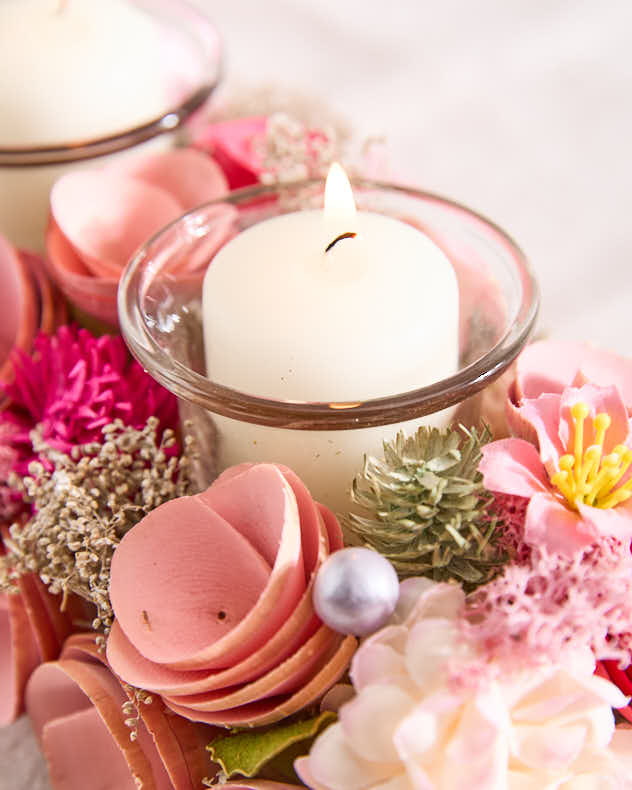 Triple Belford Floral Candle Holder - Image 4