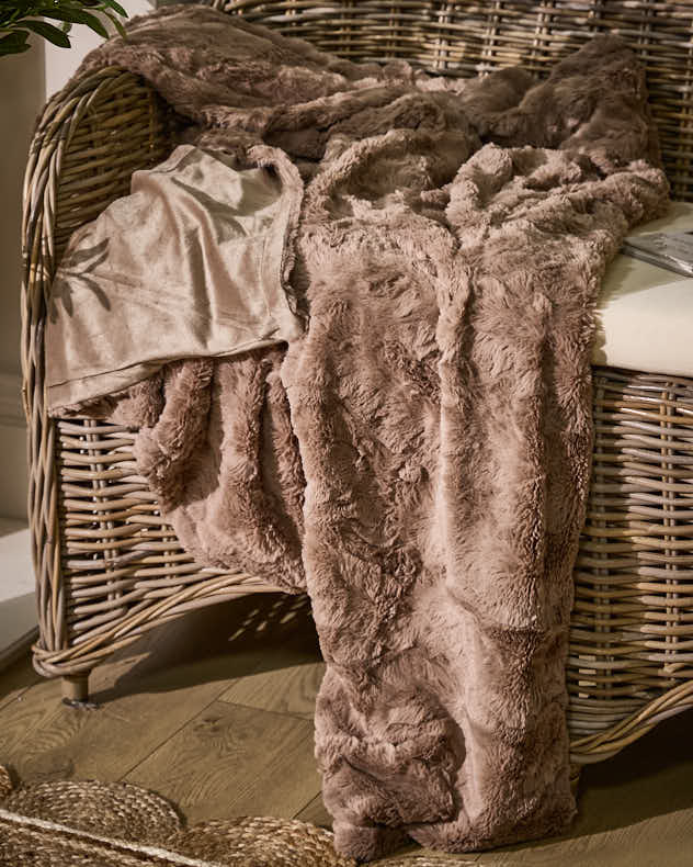 Truffle Textured Throw