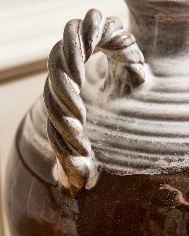 Two Tone Terracotta Vase - Image 4