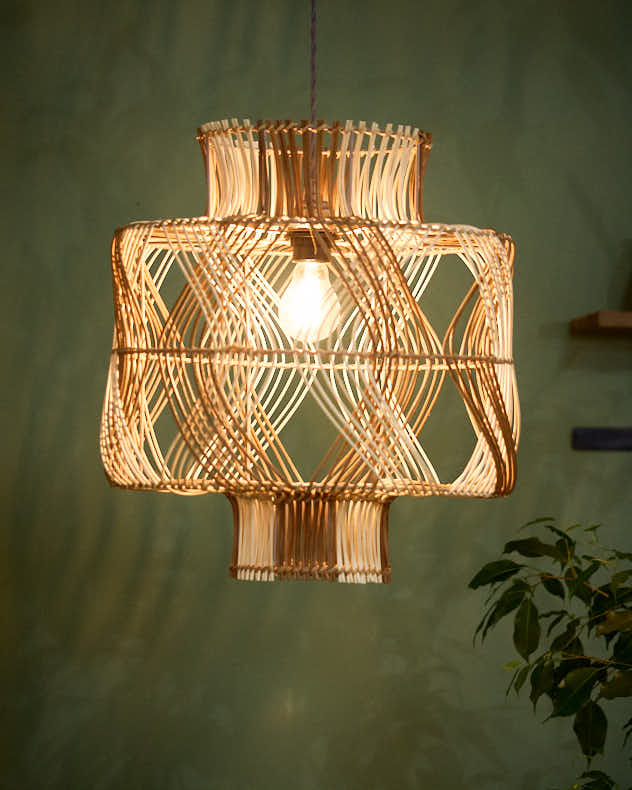 Two-Tone Woven Ceiling Shade - Image 3