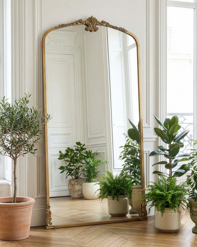 Valence Ornate Tall Mirror 167cm x 87cm