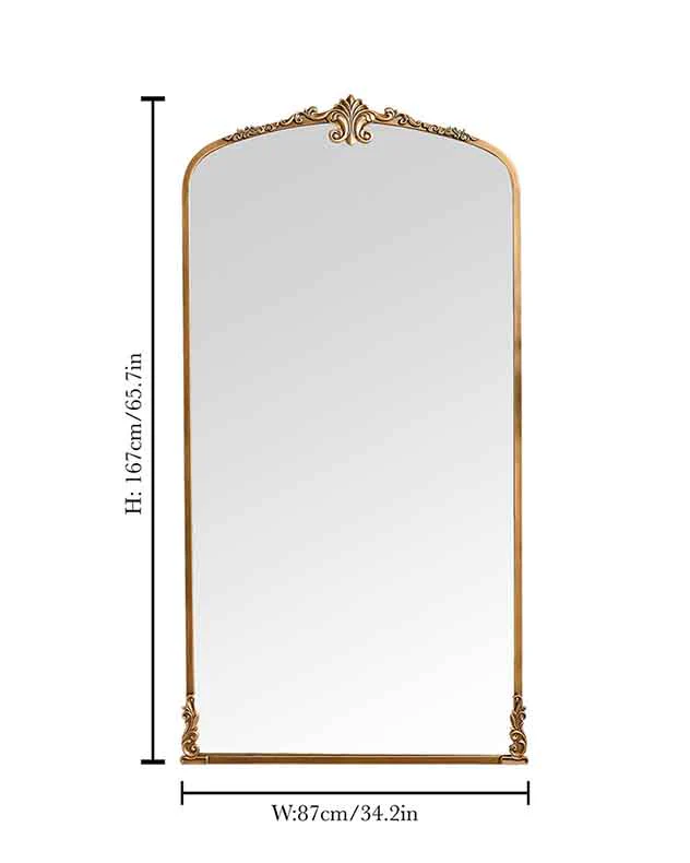 Valence Ornate Tall Mirror 167cm x 87cm - Image 6