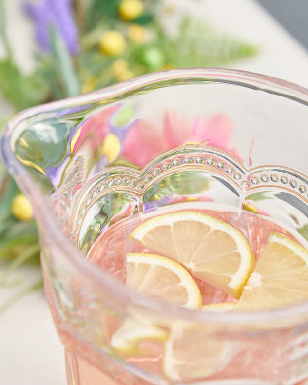 Vela Beaded Glass Serving Pitcher - Image 5