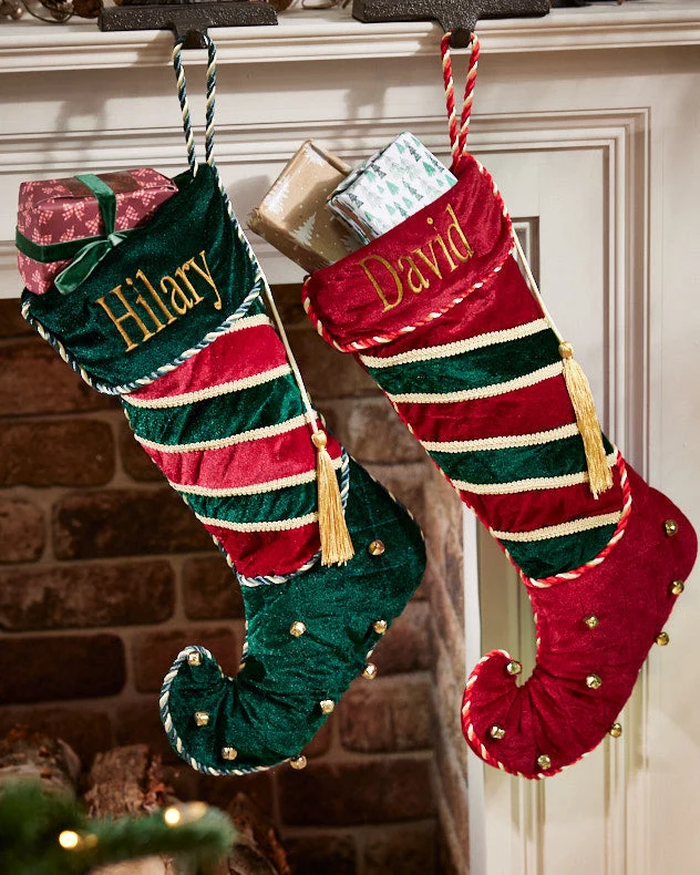 Velvet Boot Personalised Stocking