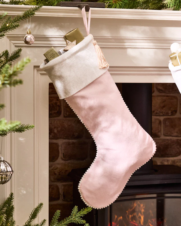Velvet Pom Pom Stocking Collection - Image 3