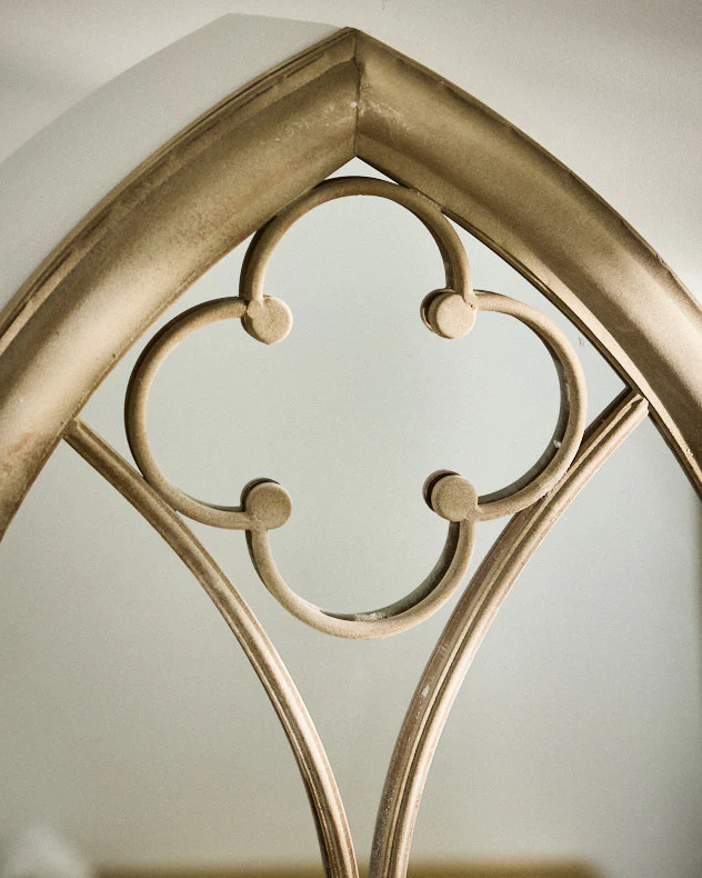 Vienne Pointed Arch Window Mirror 105cm x 56cm - Image 3