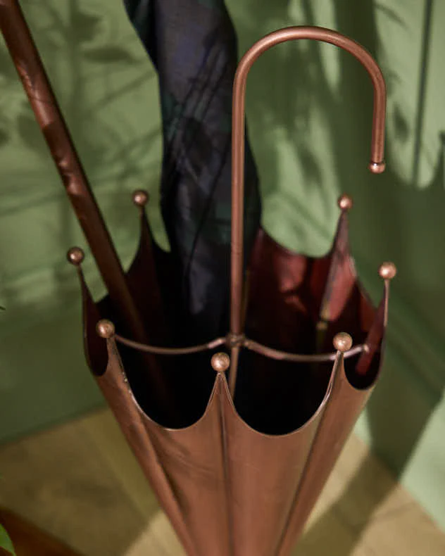 Brushed Copper Umbrella Stand - Image 3