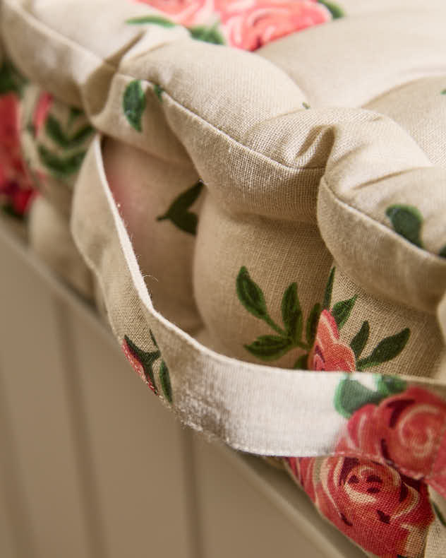 Vintage Rose Indoor Bench Cushion - Image 4