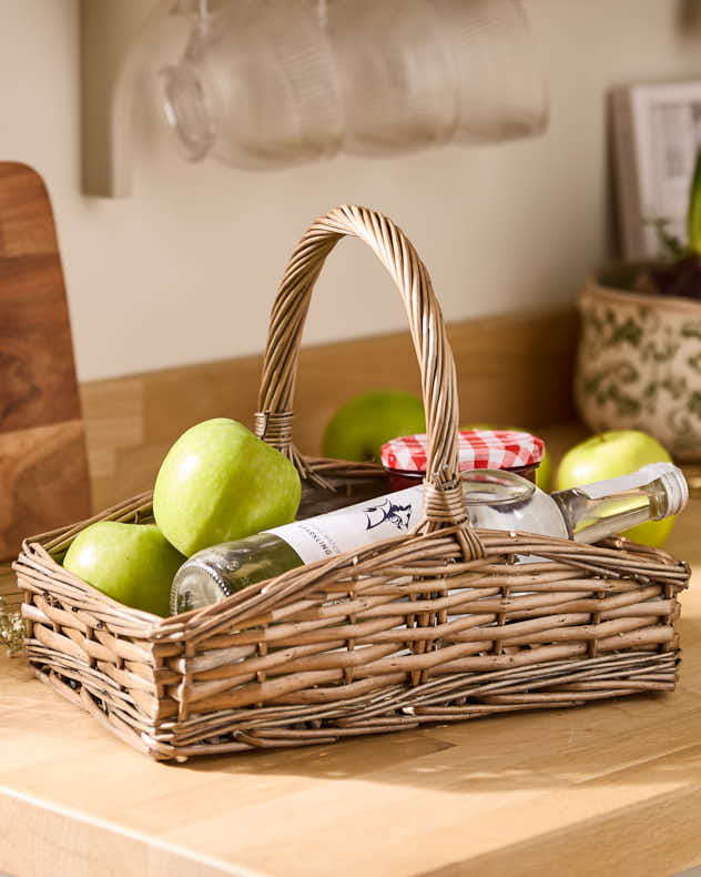 Wicker Gardening Trug Basket - Image 3