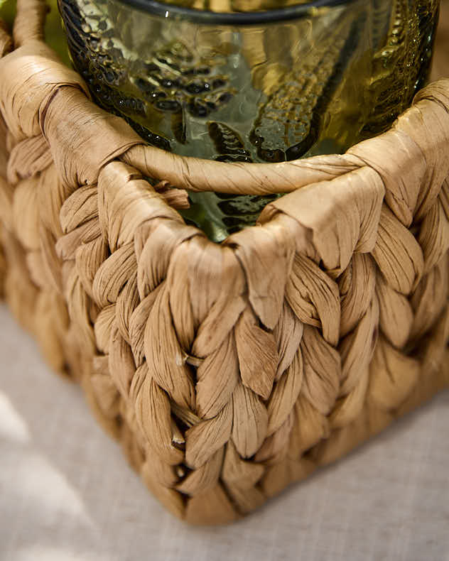 Water Hyacinth Bottle Caddy - Image 6