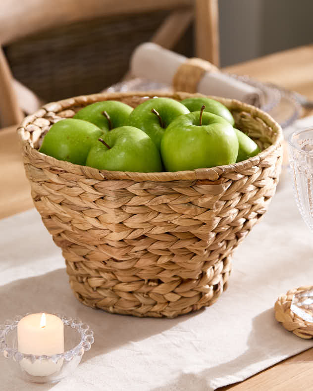 Water Hyacinth Footed Fruit Bowl - Image 2