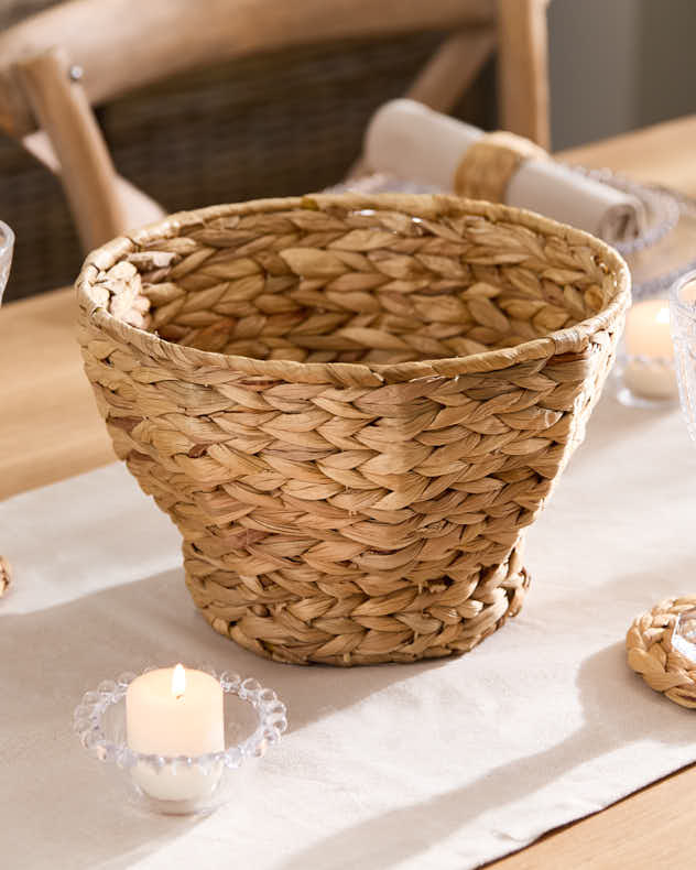 Water Hyacinth Footed Fruit Bowl - Image 3