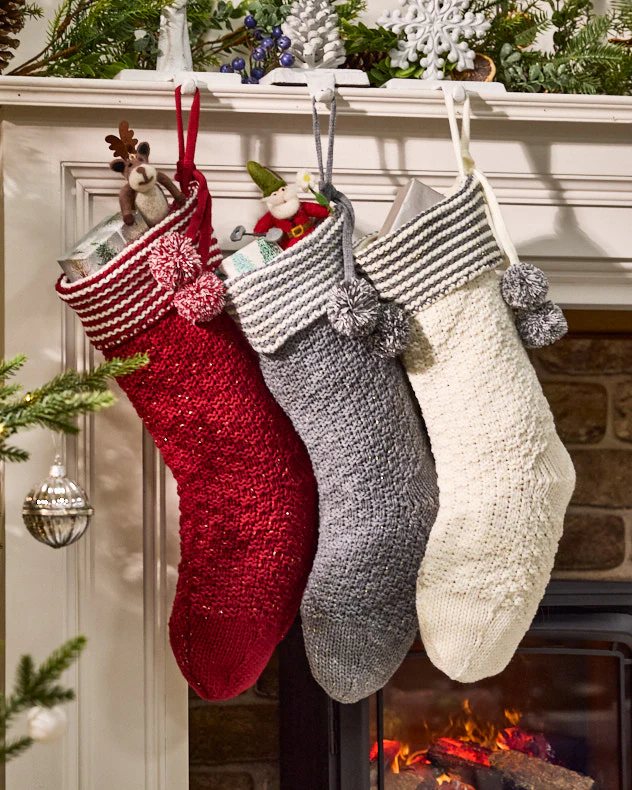 Chunky Knit Christmas Stocking