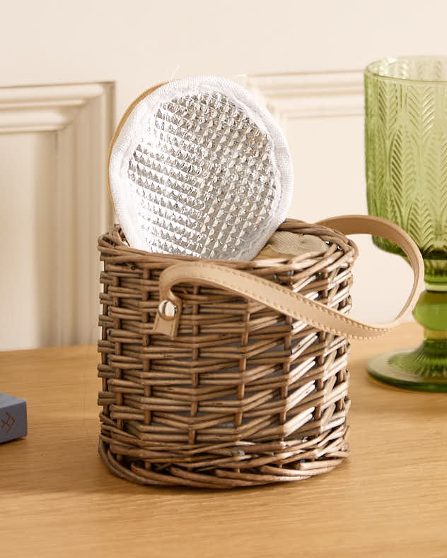 Wicker Champagne Cooler Basket - Image 2
