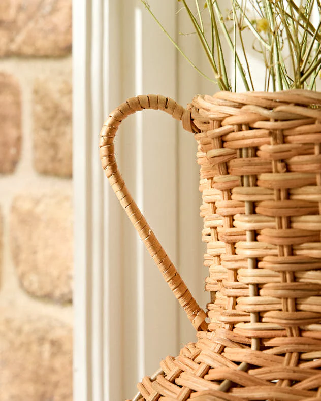 Wicker Urn Vase - Image 3