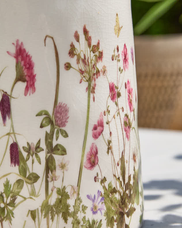 Wildflower Meadow Pitcher Jug Vase - Image 2