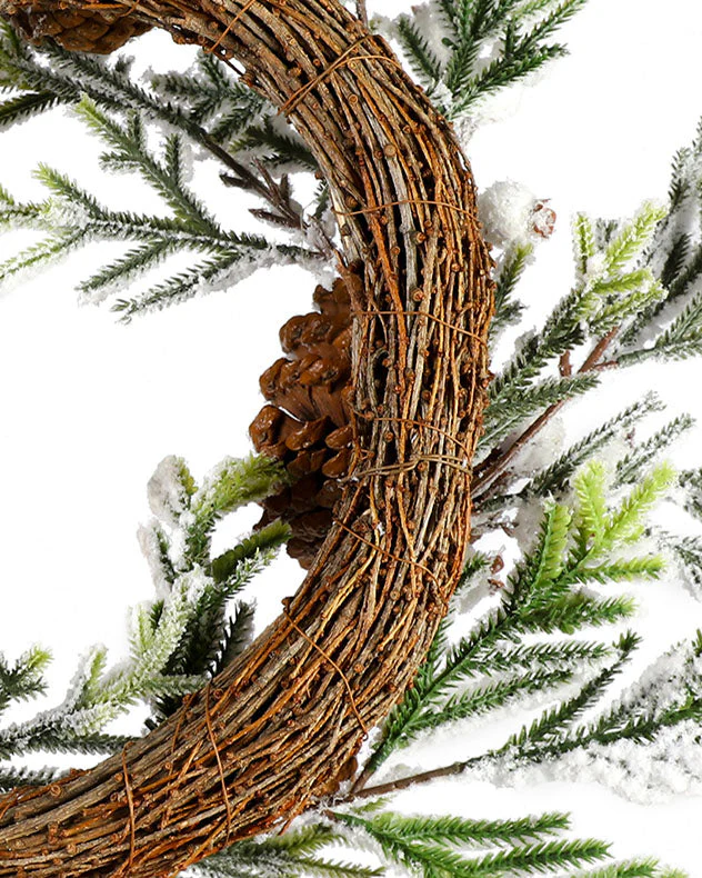 Winter Snowdrift Indoor Wreath - Image 3