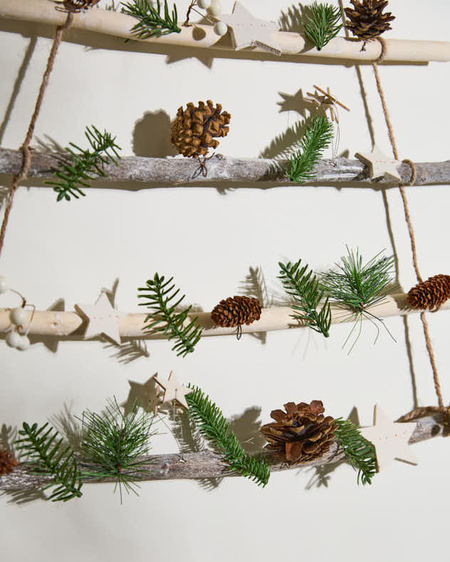 Winter Sparkle Christmas Tree Ladder - Image 2