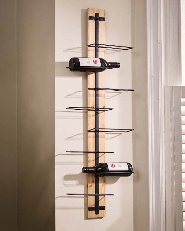Wooden 8 Bottle Wine Rack - Image 3