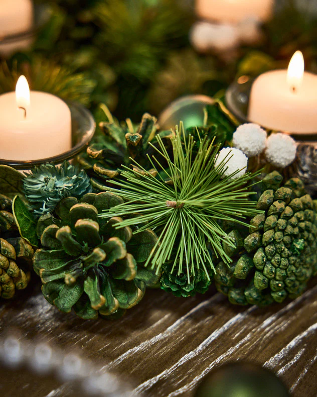 Woodland Green Round Tealight Holder - Image 3