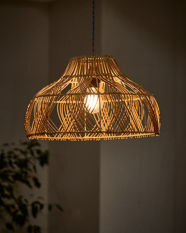 Woven Pendant Ceiling Shade - Image 3