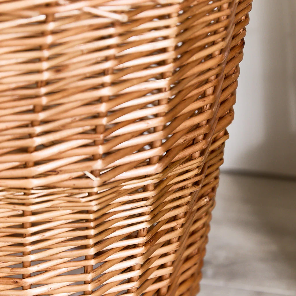 Woven Willow Waste Paper Basket - Image 4