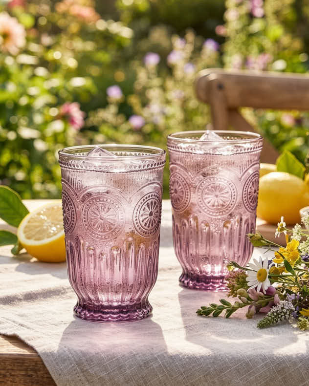 Zamora Purple Highball Tumbler - Image 3