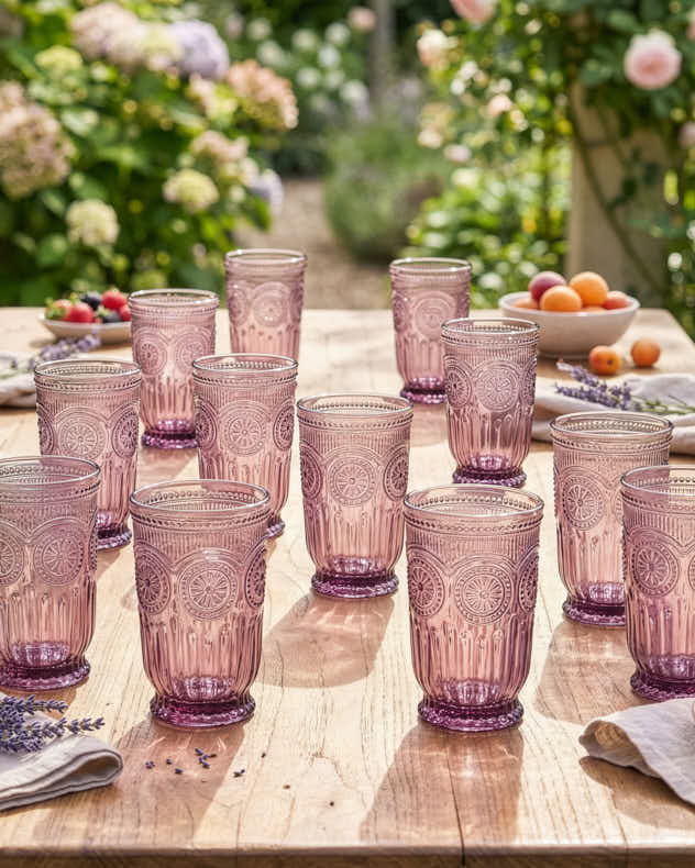 Zamora Purple Highball Tumbler - Image 5