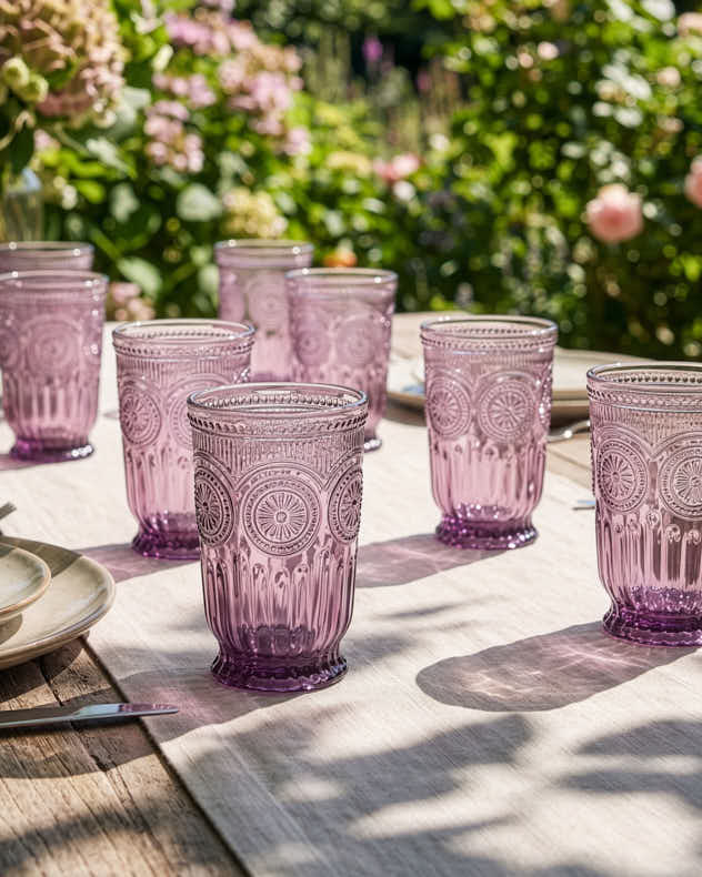 Zamora Purple Highball Tumbler - Image 6