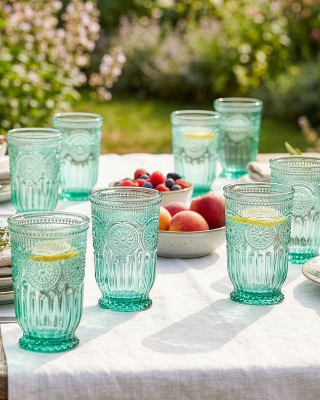 Zamora Turquoise Highball Tumbler - Image 5