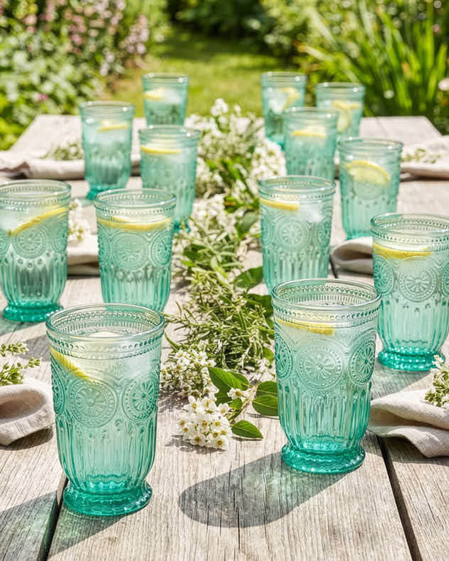 Zamora Turquoise Highball Tumbler - Image 6